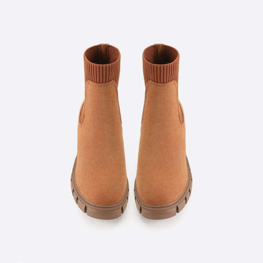 Chunky Lug Sole Chelsea Boots — chelsea boots for women in grey