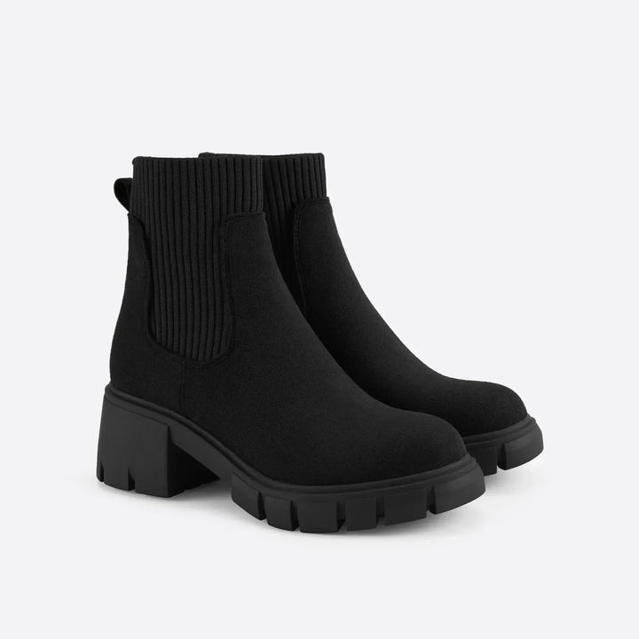 Chunky Lug Sole Chelsea Boots — chelsea boots for women in black