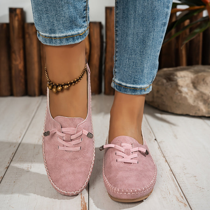 Classic Leather Loafers — women's loafers in blue