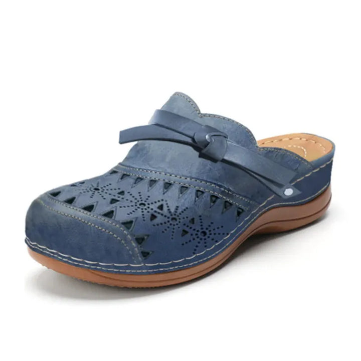 Everyday Leather Clogs — women's clogs in blue