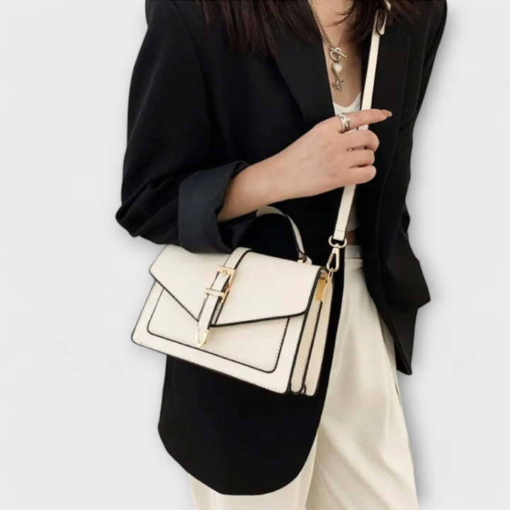 Eleonore | Structured Crossbody Bag for Women - angled view