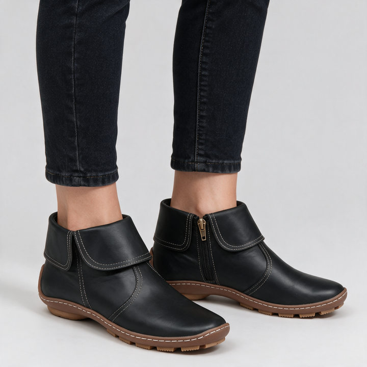 Marceline | Waterproof Ankle Boots for Women - worn view