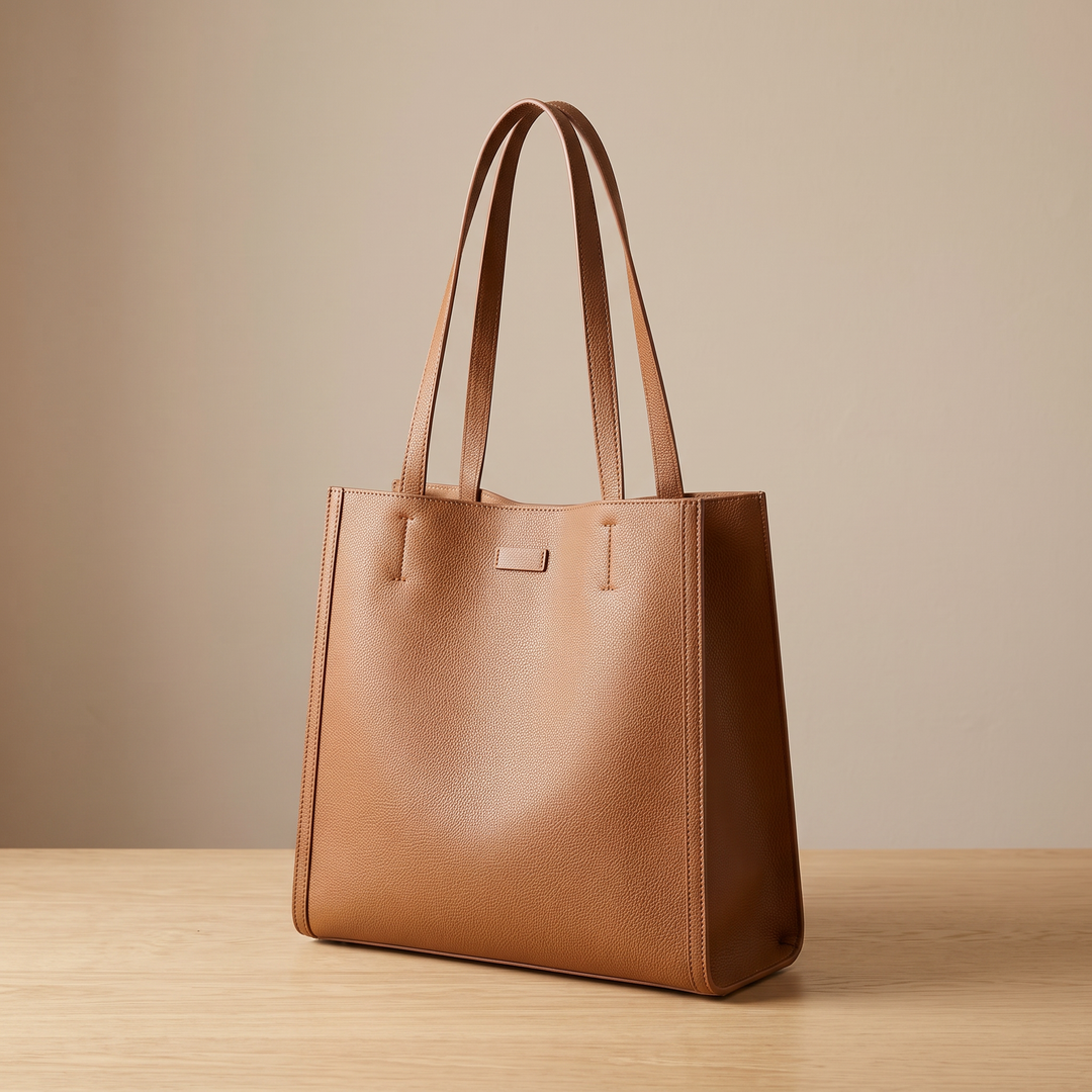 Sixtine | Leather Tote Bag for Women - front view
