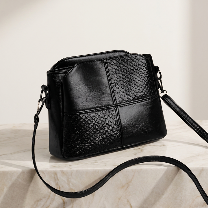 Ludmilla | Black Crossbody Bag for Women - front view