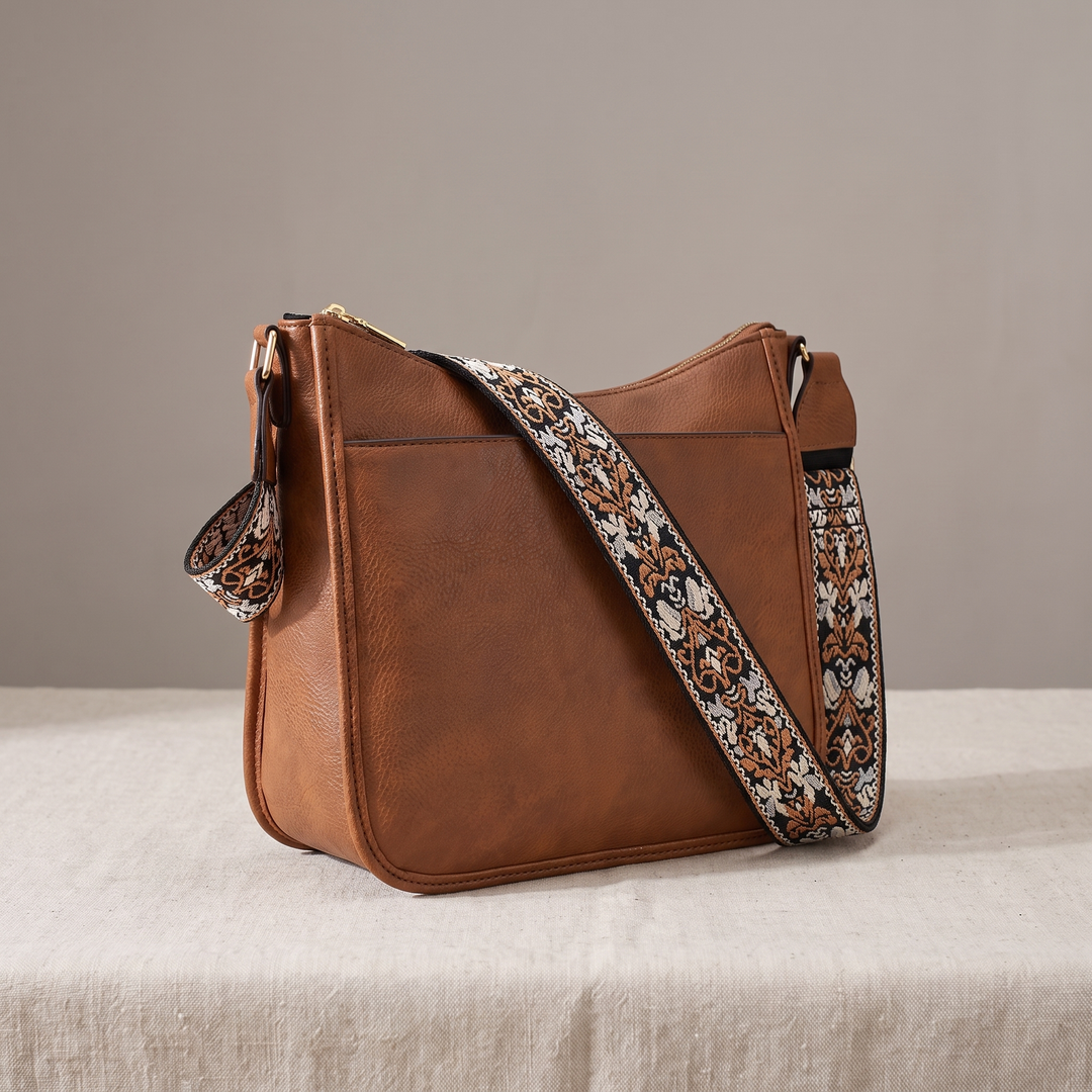 Bertille | Boho Crossbody Bag for Women - front view