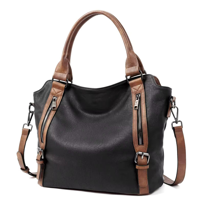 Anaelle | Leather Shoulder Tote Bag for Women - alternate view