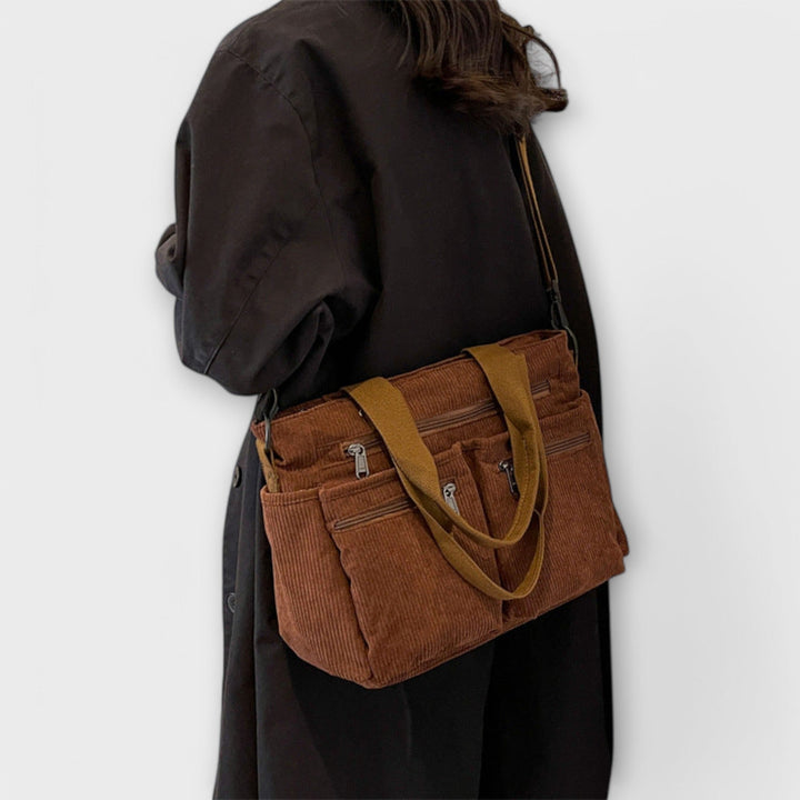 Hermine | Brown Shoulder Tote Bag for Women - additional view