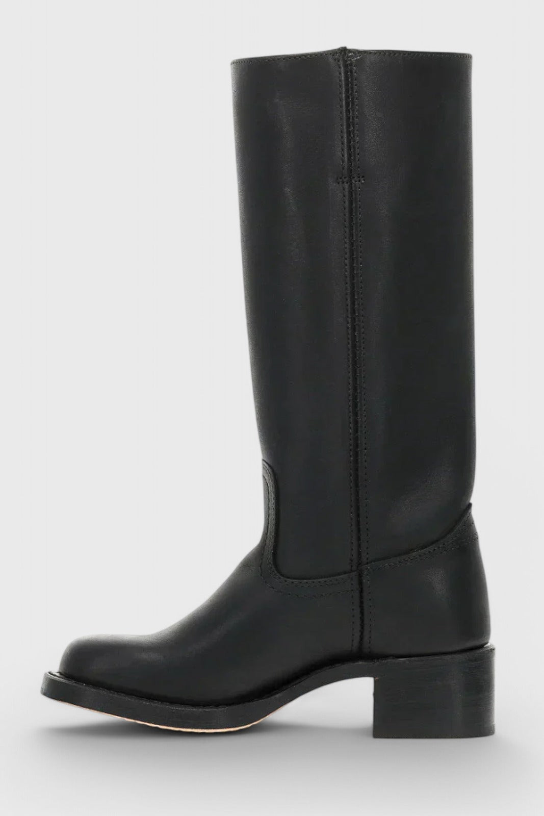 Classic Leather Knee High Boots — knee high boots for women in brown