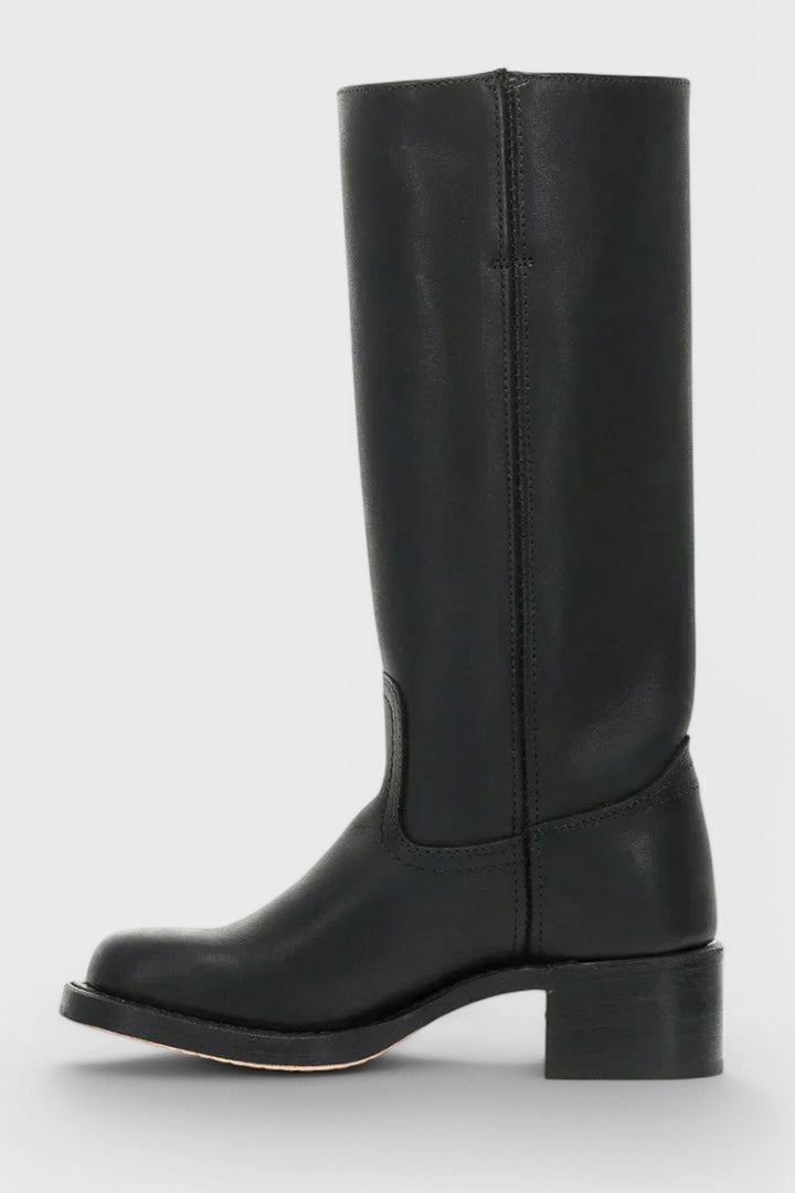 Classic Leather Knee High Boots — knee high boots for women in brown