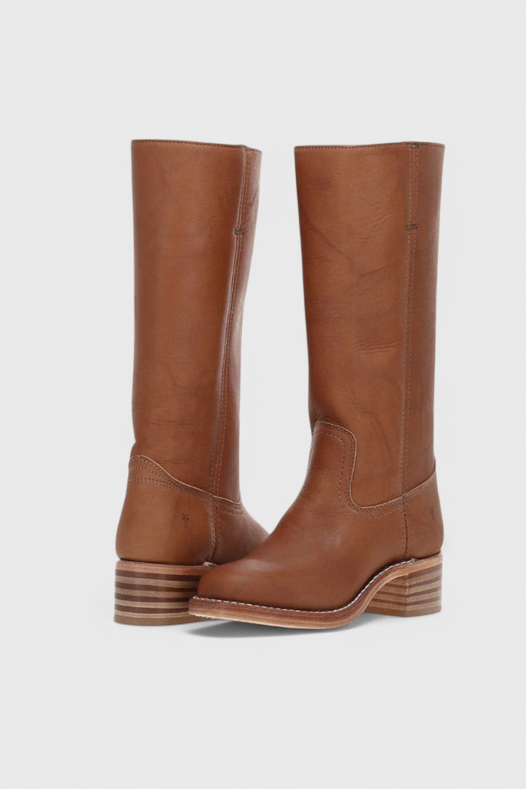 Classic Leather Knee High Boots — knee high boots for women in brown