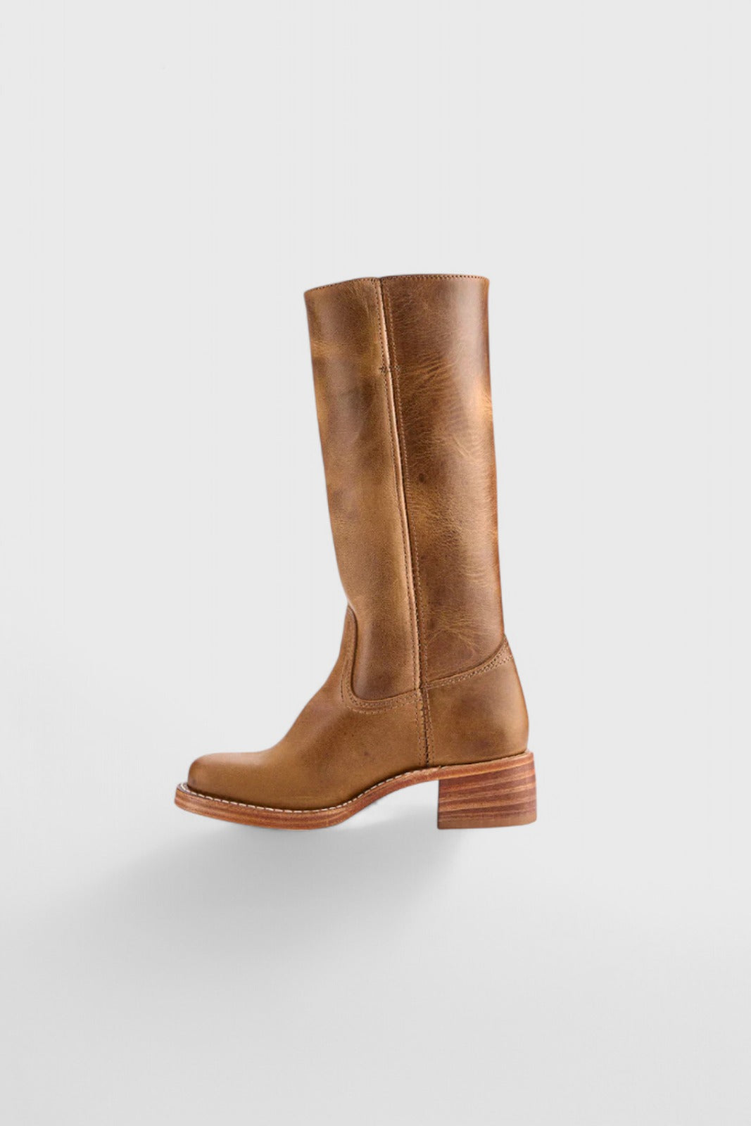 Classic Leather Knee High Boots — knee high boots for women in brown