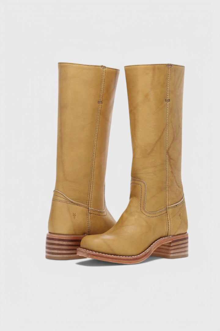 Classic Leather Knee High Boots — knee high boots for women in brown