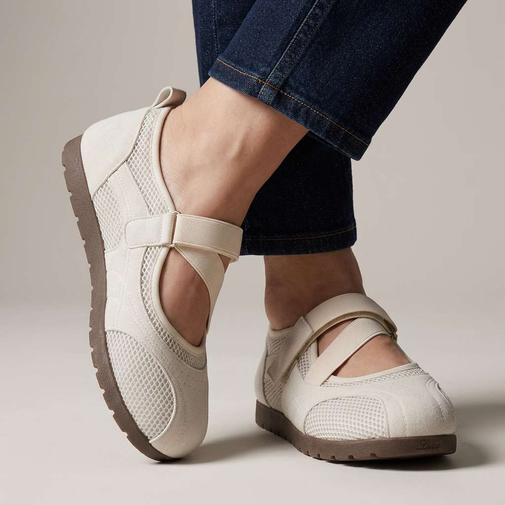 Cushioned Beige Loafers — women's loafers in beige