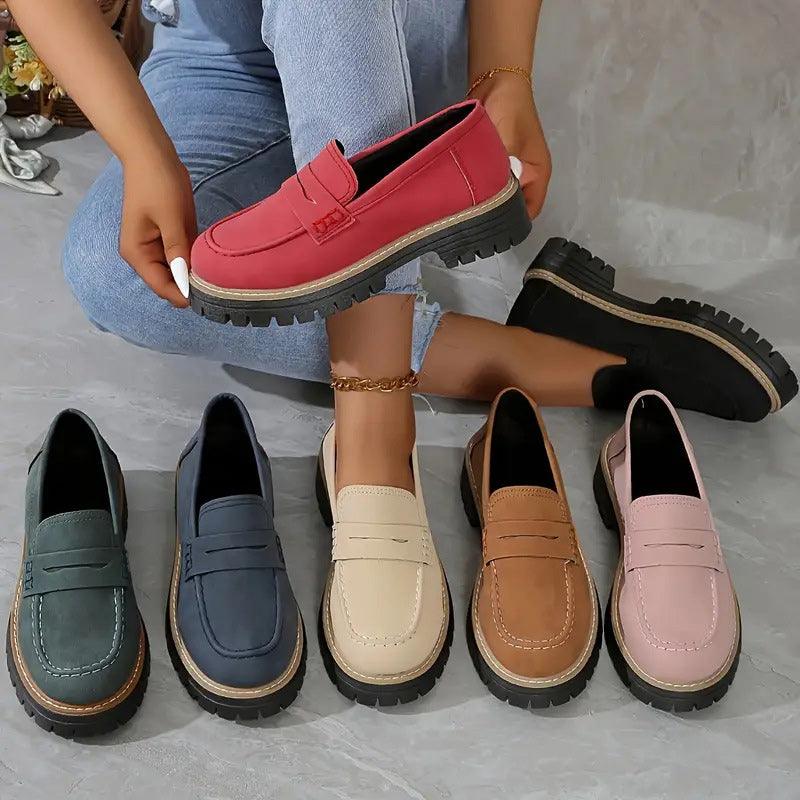 Classic Penny Loafers — women's loafers in black