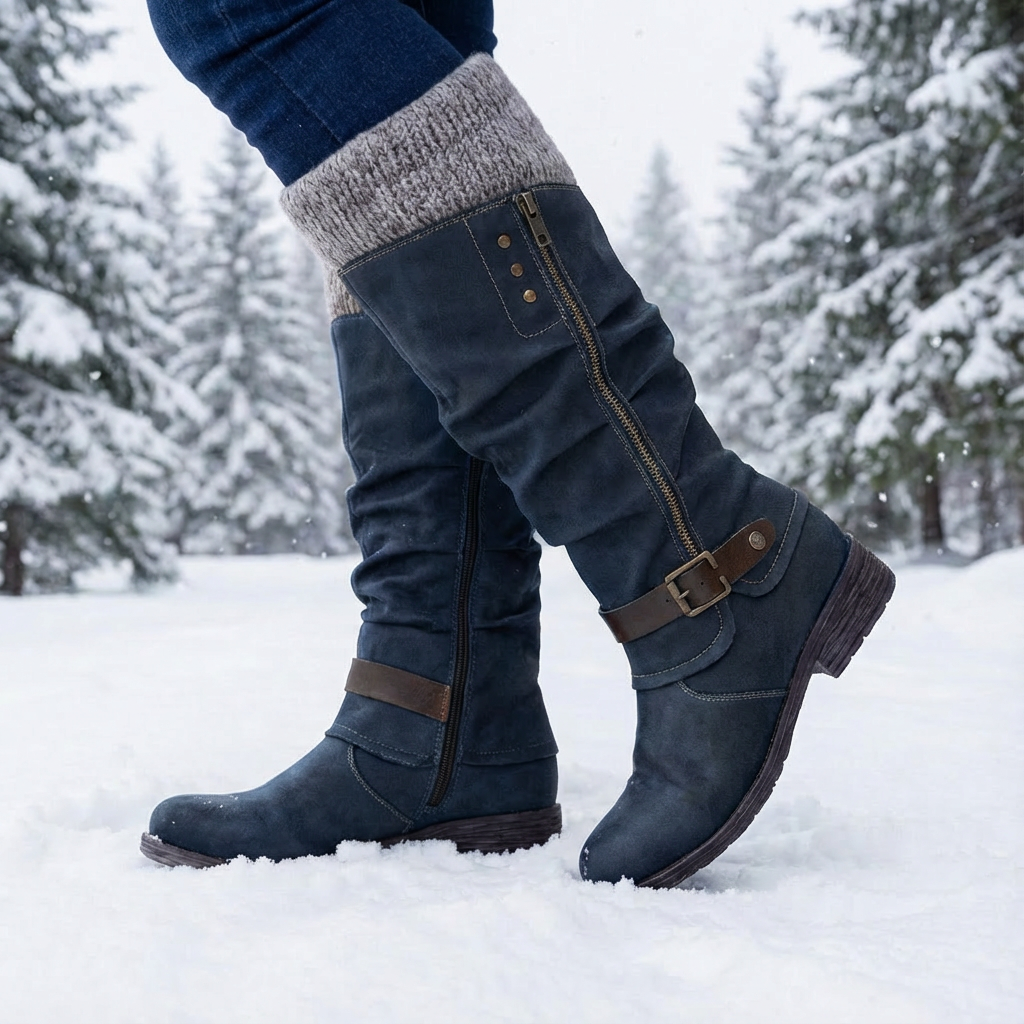 Apolline | Wide Fit Winter Boots for Women - front view