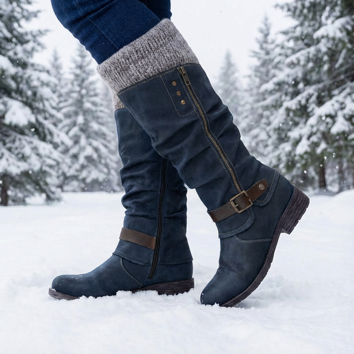 Apolline | Wide Fit Winter Boots for Women - front view