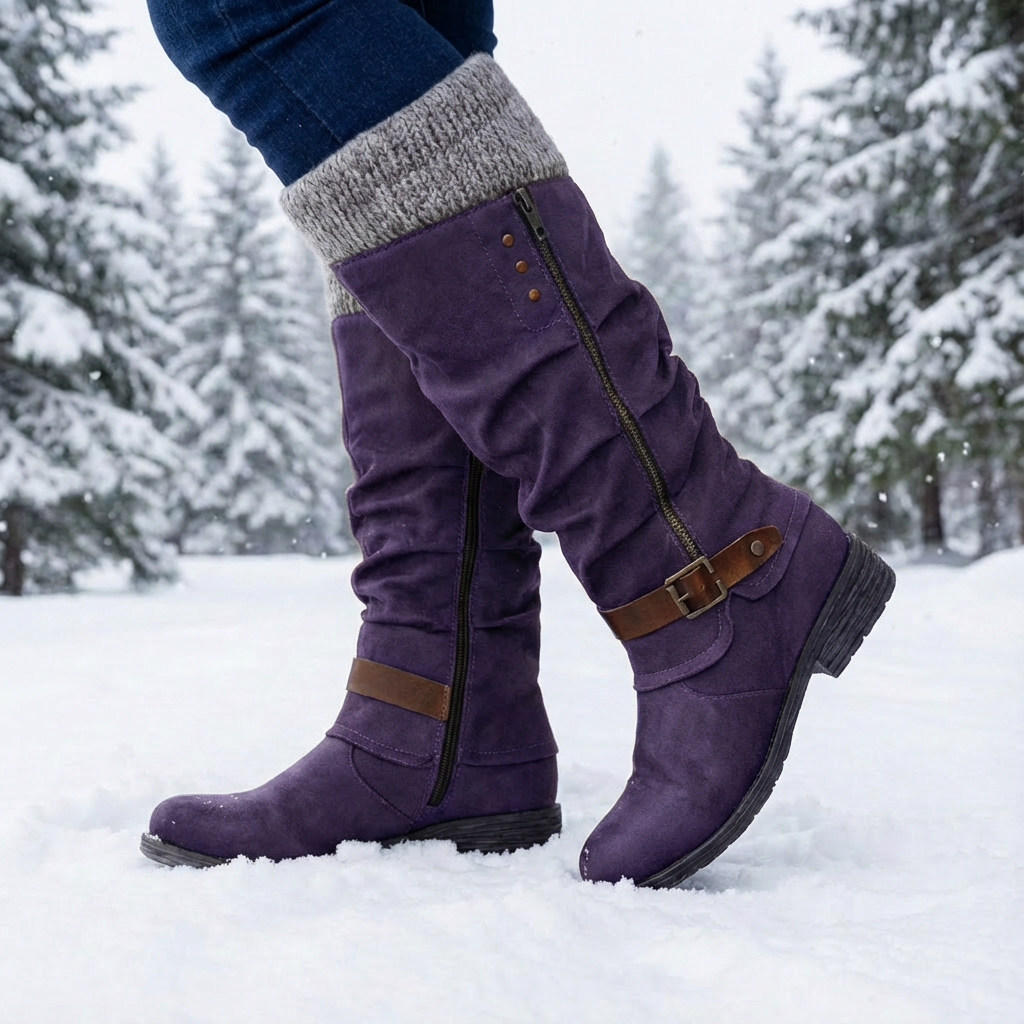 Apolline | Wide Fit Winter Boots for Women - detail view