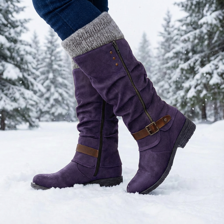 Apolline | Wide Fit Winter Boots for Women - detail view