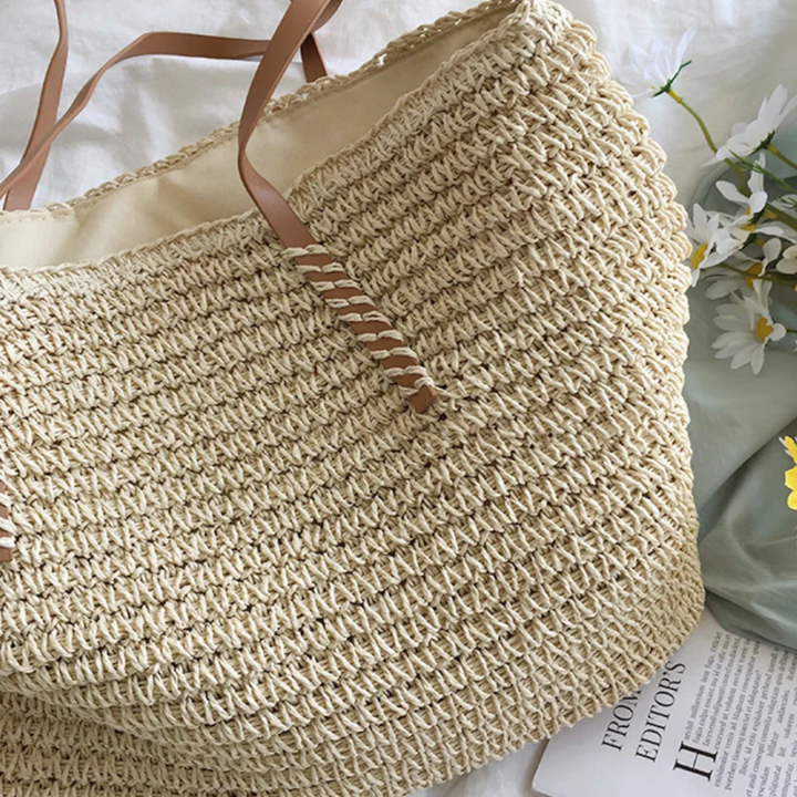 Adelaide | Straw Woven Shoulder Bag for Women - alternate view