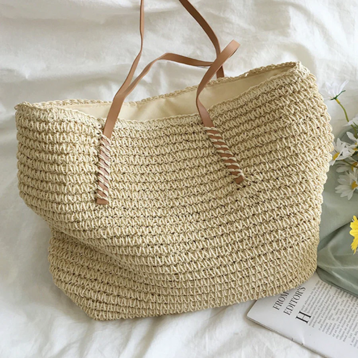 Adelaide | Straw Woven Shoulder Bag for Women - additional view