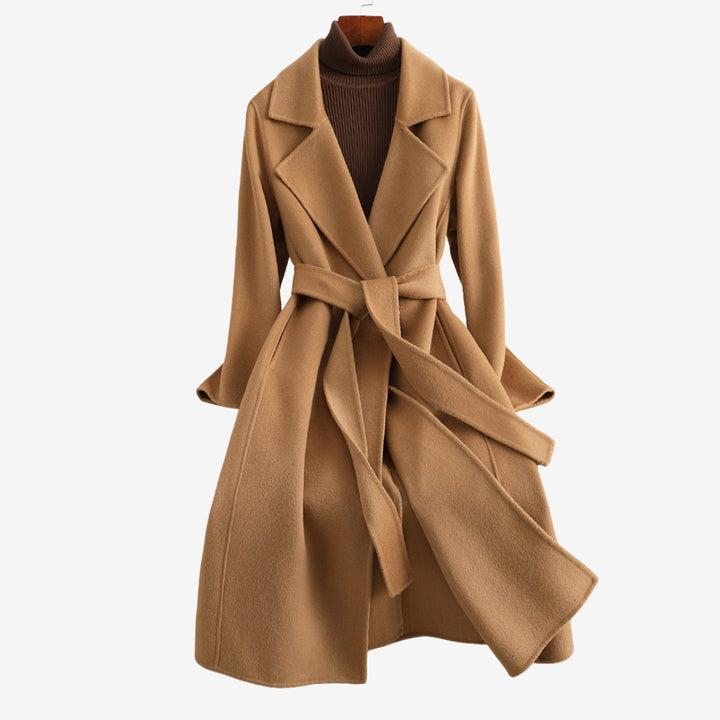 Abigail belted wrap coat — image 1