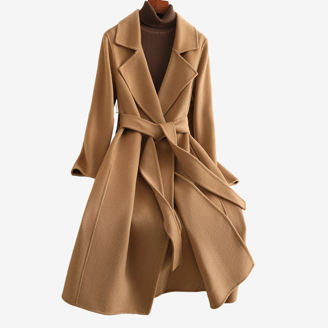 Abigail belted wrap coat — image 2