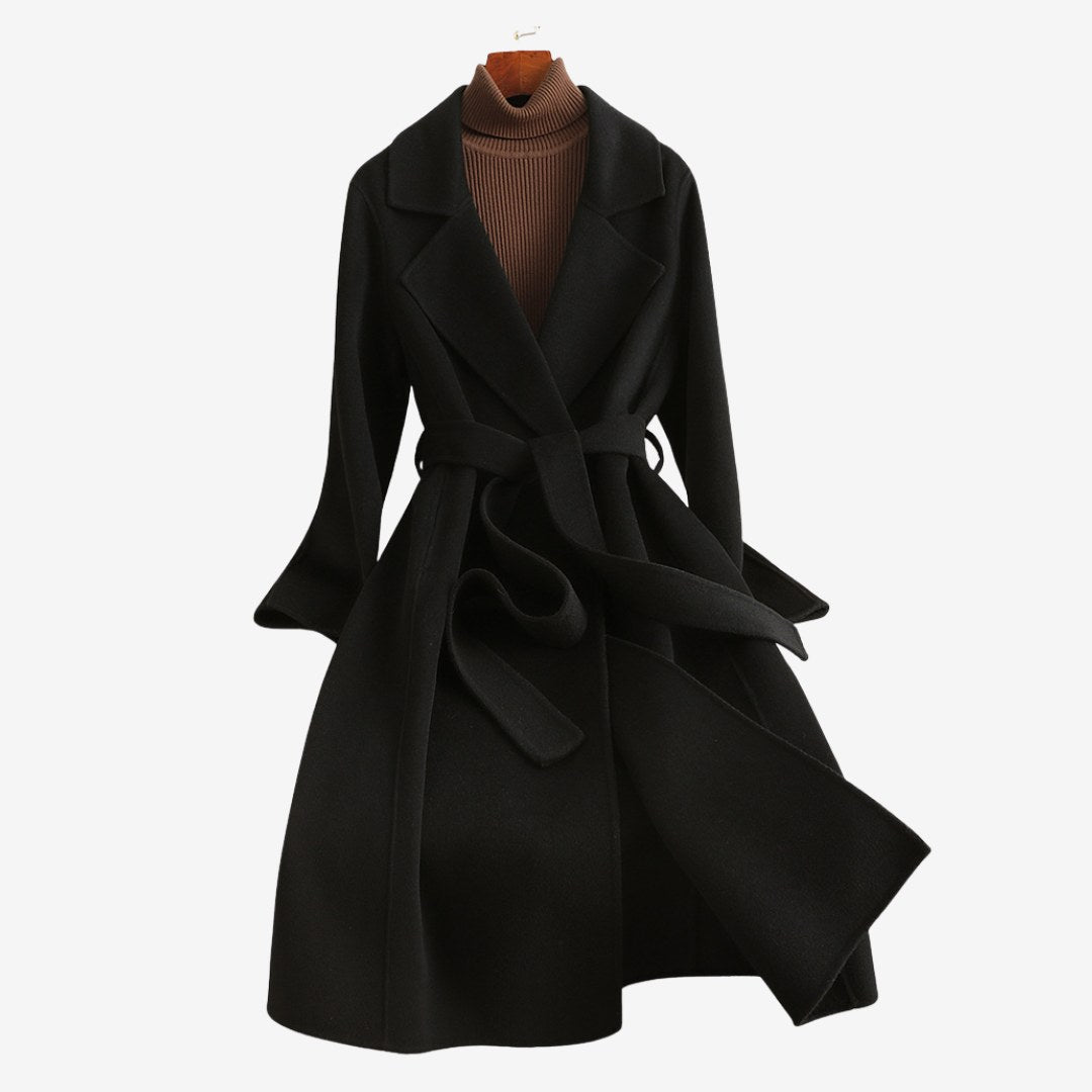 Abigail belted wrap coat — image 4