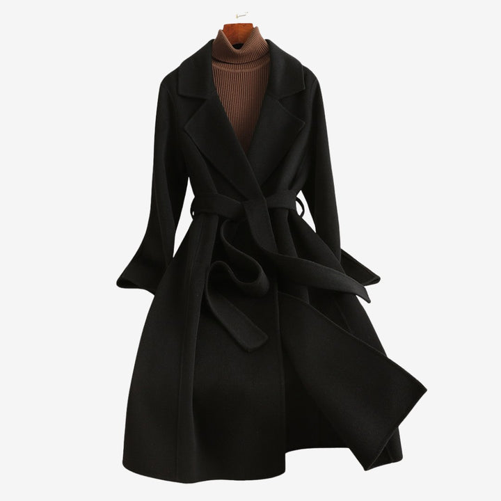 Abigail belted wrap coat — image 4
