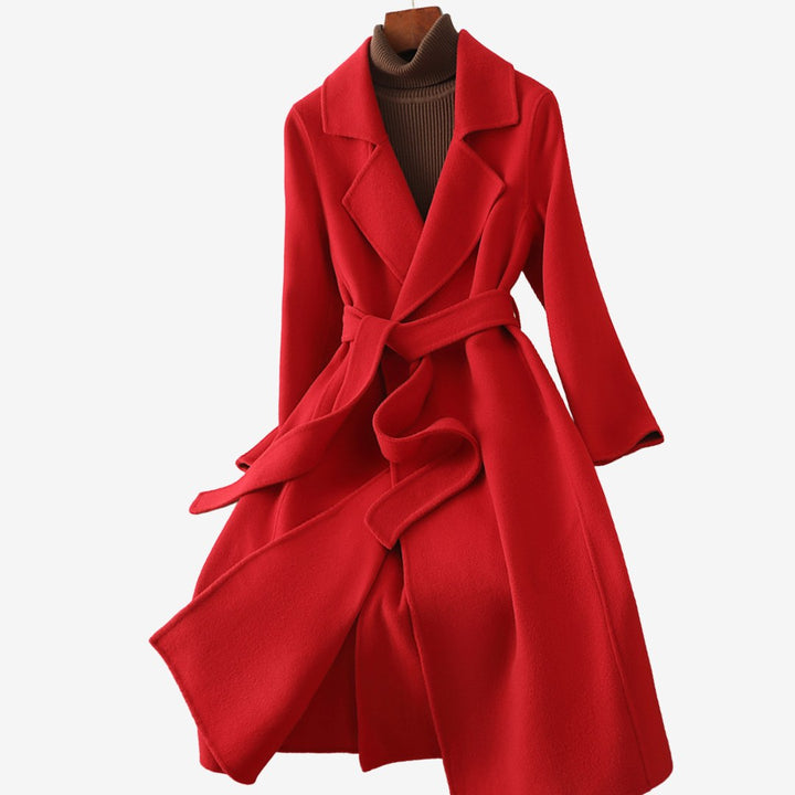 Abigail belted wrap coat — image 7