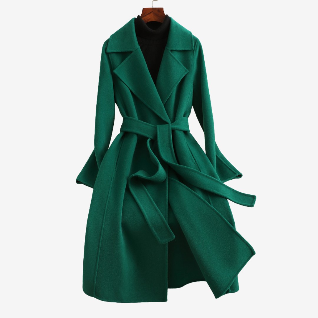 Abigail belted wrap coat — image 9