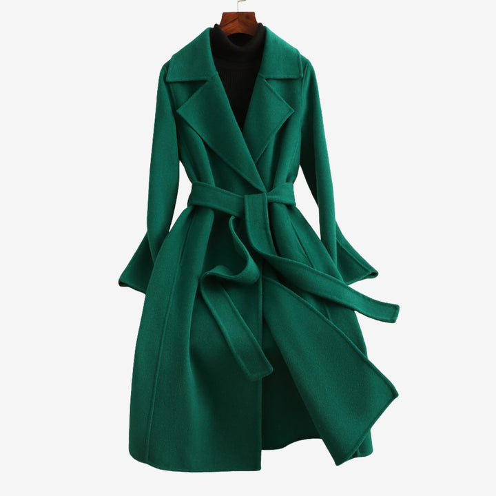 Abigail belted wrap coat — image 9
