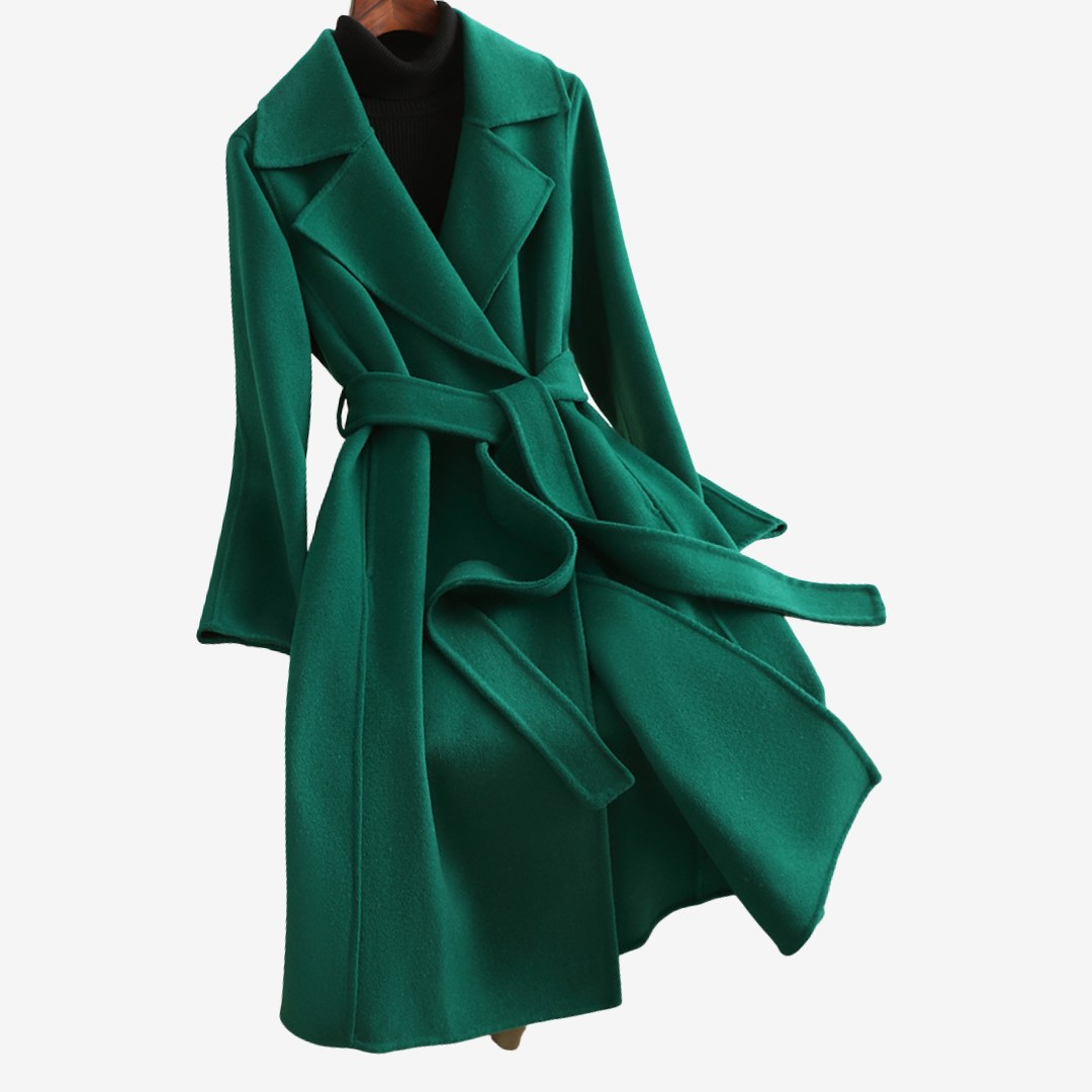 Abigail belted wrap coat — image 10