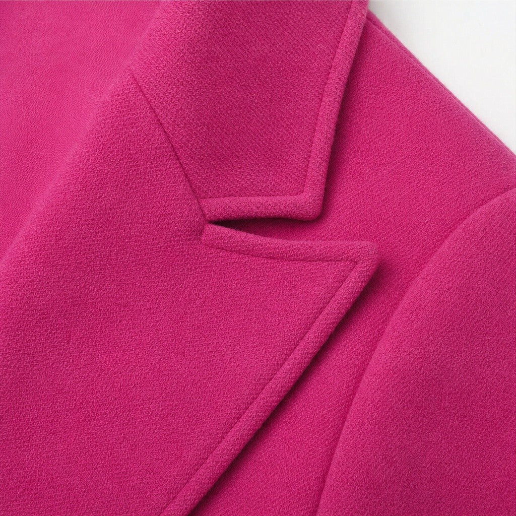 Aimee — Elegant Long Double Breasted Pea Coat for Women (8), StyleTruly