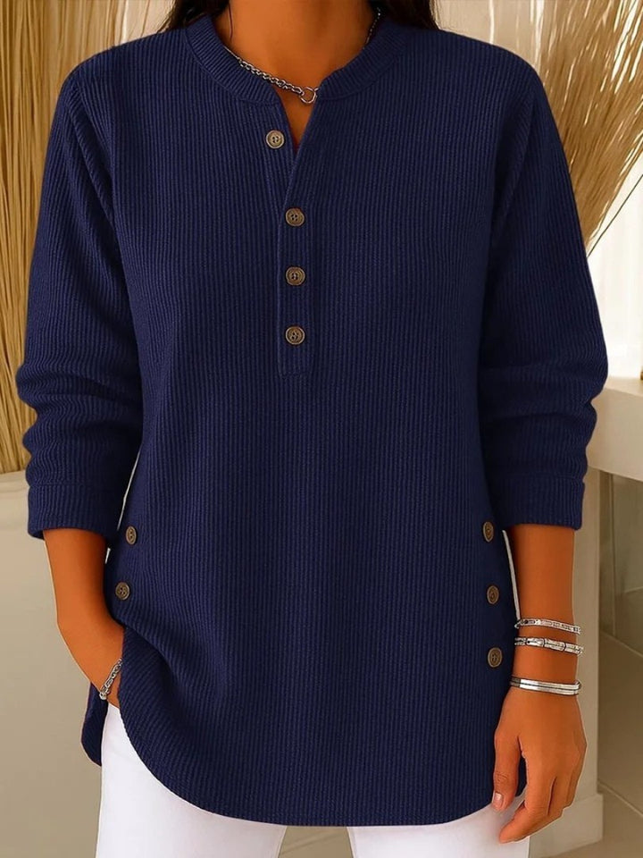 Round Neck Knit Sweater for Women