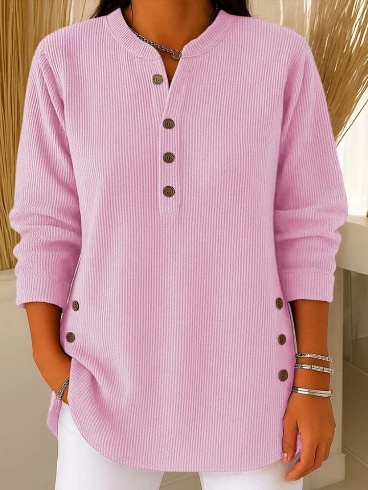 Round Neck Knit Sweater for Women