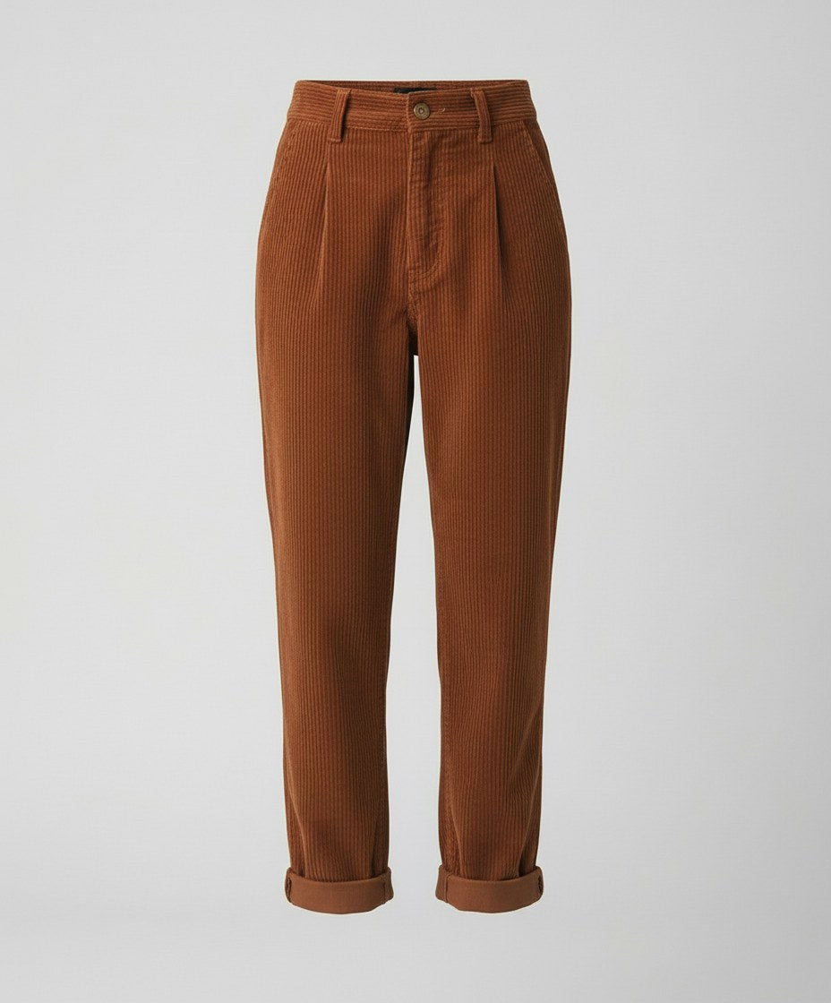 Angelique — Elastic Waist Corduroy Pants (6), StyleTruly
