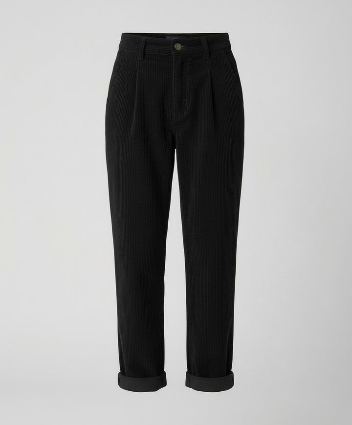 Angelique — Elastic Waist Corduroy Pants (10), StyleTruly