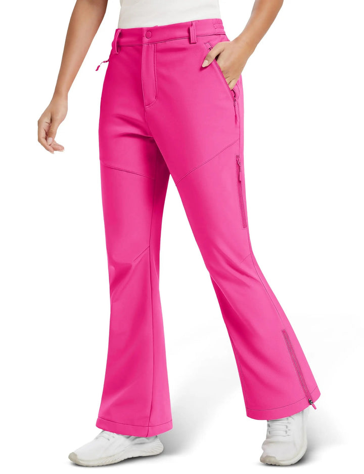 Annika fleece lined insulated flare snow pants — image 2