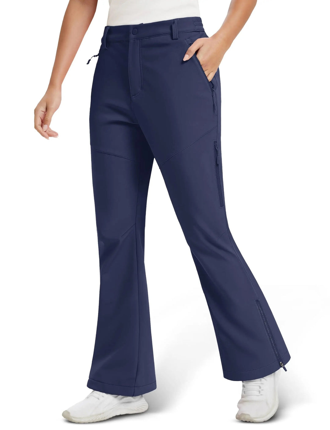 Annika fleece lined insulated flare snow pants — image 3