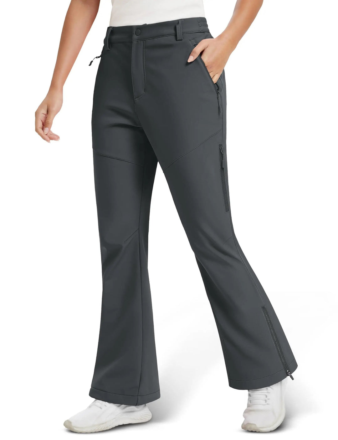 Annika fleece lined insulated flare snow pants — image 5