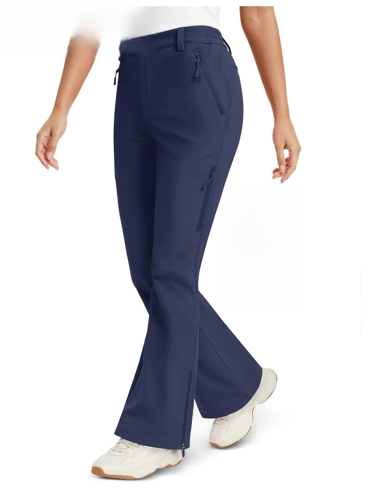 Annika fleece lined insulated flare snow pants — image 7