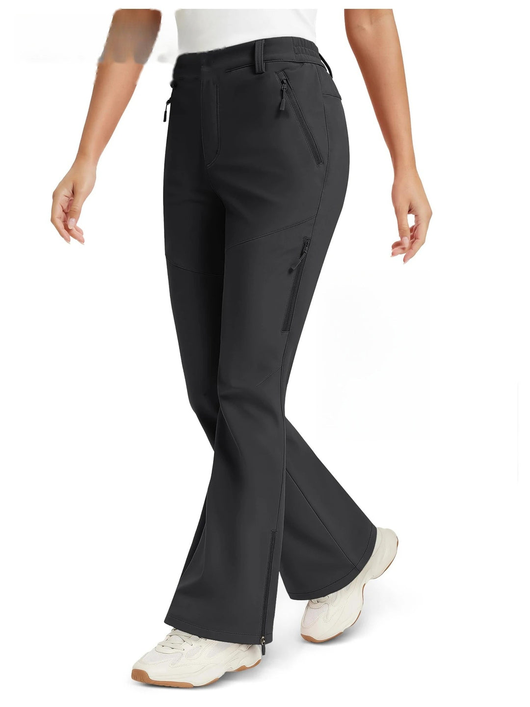 Annika fleece lined insulated flare snow pants — image 9