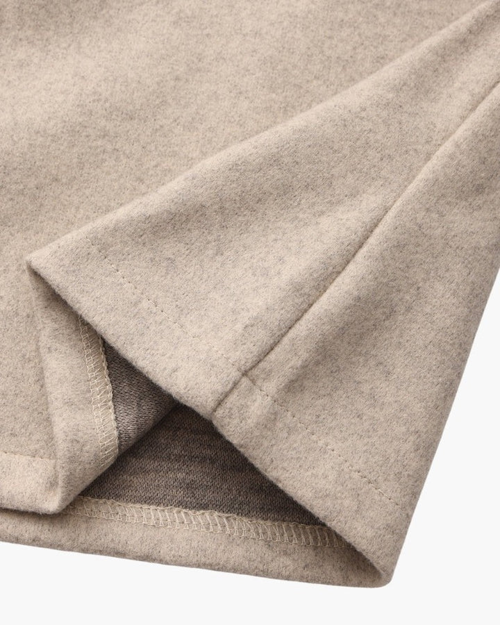 Armantine Hooded Zip Front Cropped Wool Coat for Women