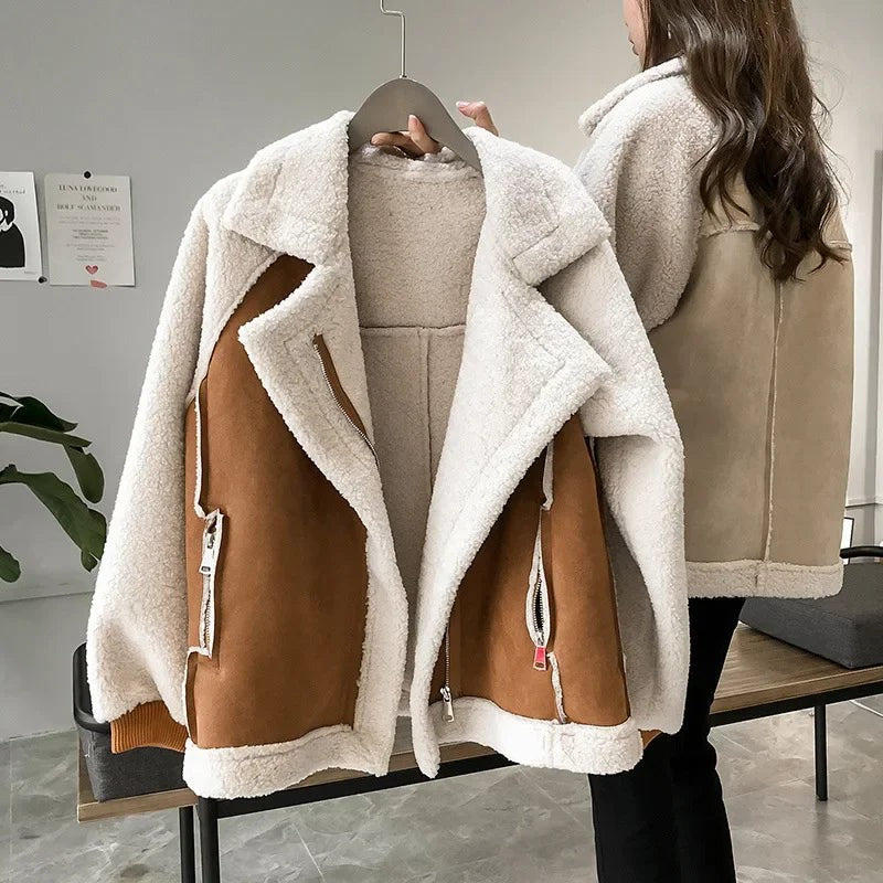 Avery faux shearling jacket — image 1