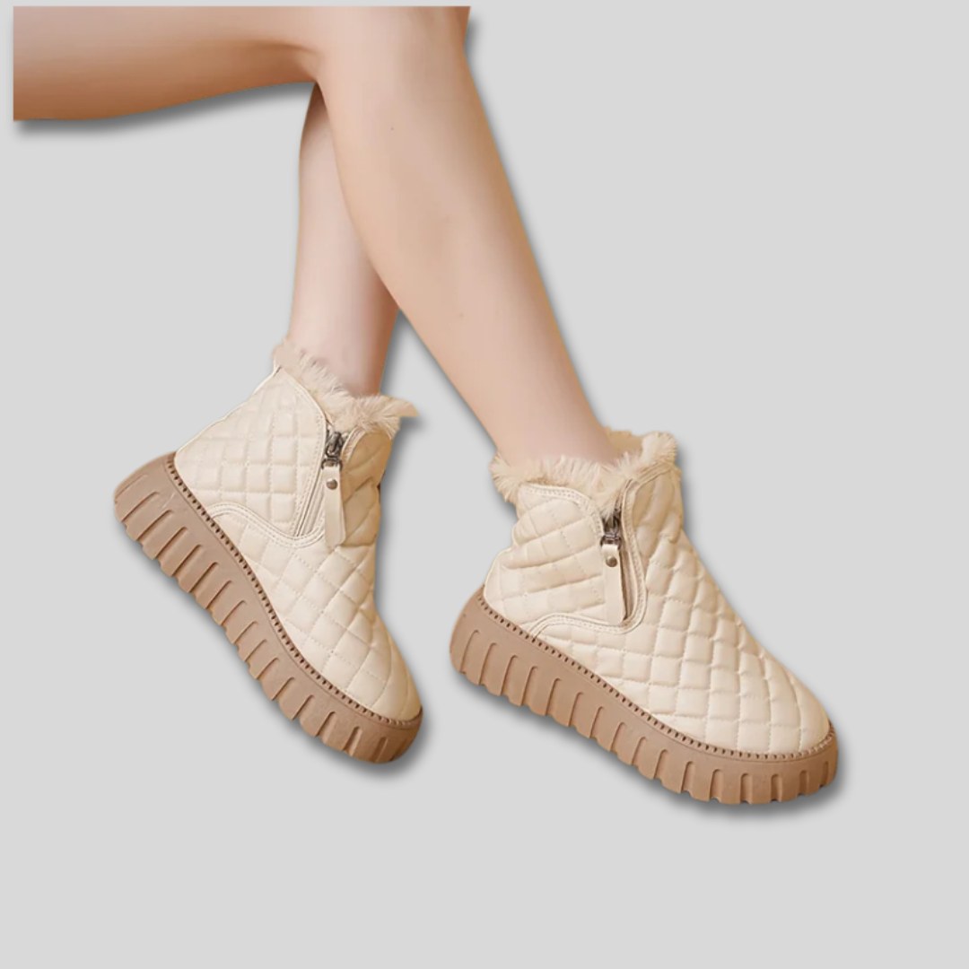 Brielle warm quilted platform winter snow boots — image 5