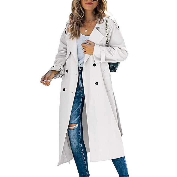 Caitlin classic long trench coat — image 1