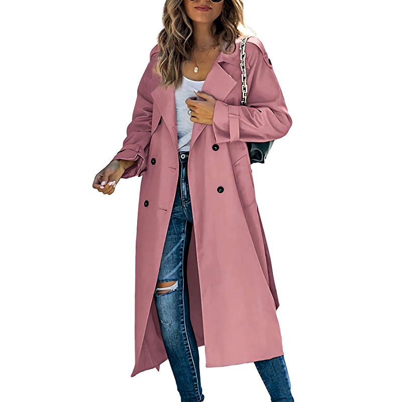 Caitlin classic long trench coat — image 2