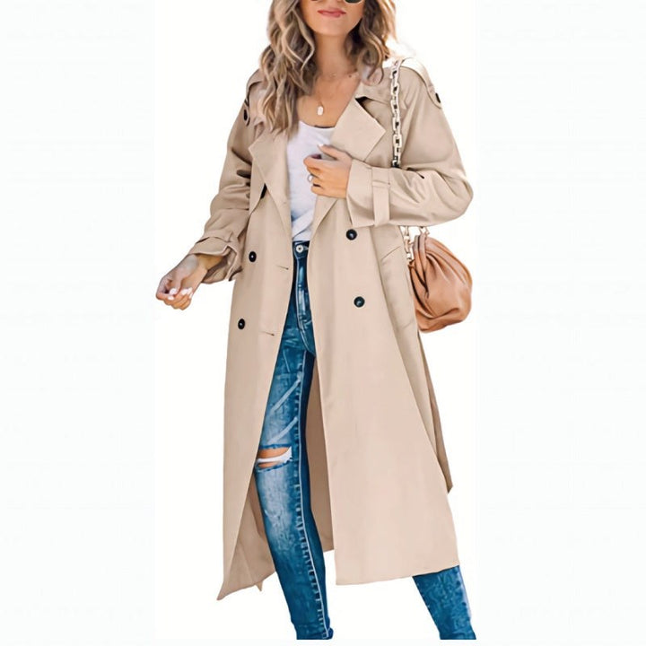 Caitlin classic long trench coat — image 3