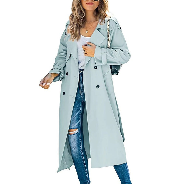 Caitlin classic long trench coat — image 5
