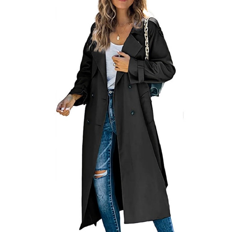 Caitlin classic long trench coat — image 6